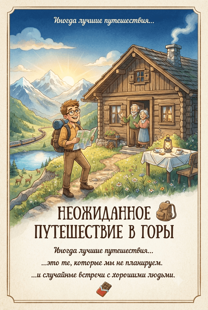 მოულოდნელი მოგზაურობა მთებში